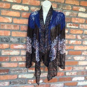 Alberto Makali Blue Vintage Cardigan